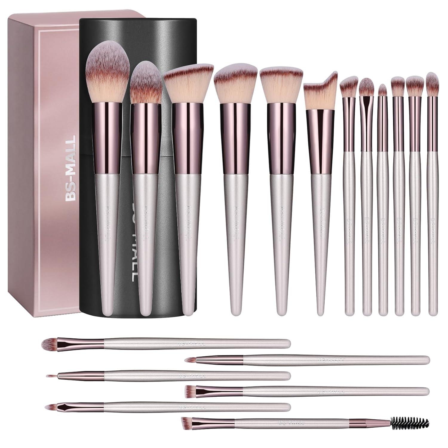 Surprising Versus Synthetic: 18-Pc Brush Set Compared For Tolerant Skin