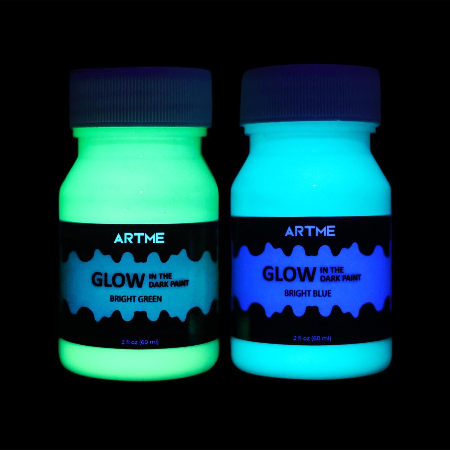 Glow-In-Dark Paint Versus Paint: Tested DIY Halloween Art Edge