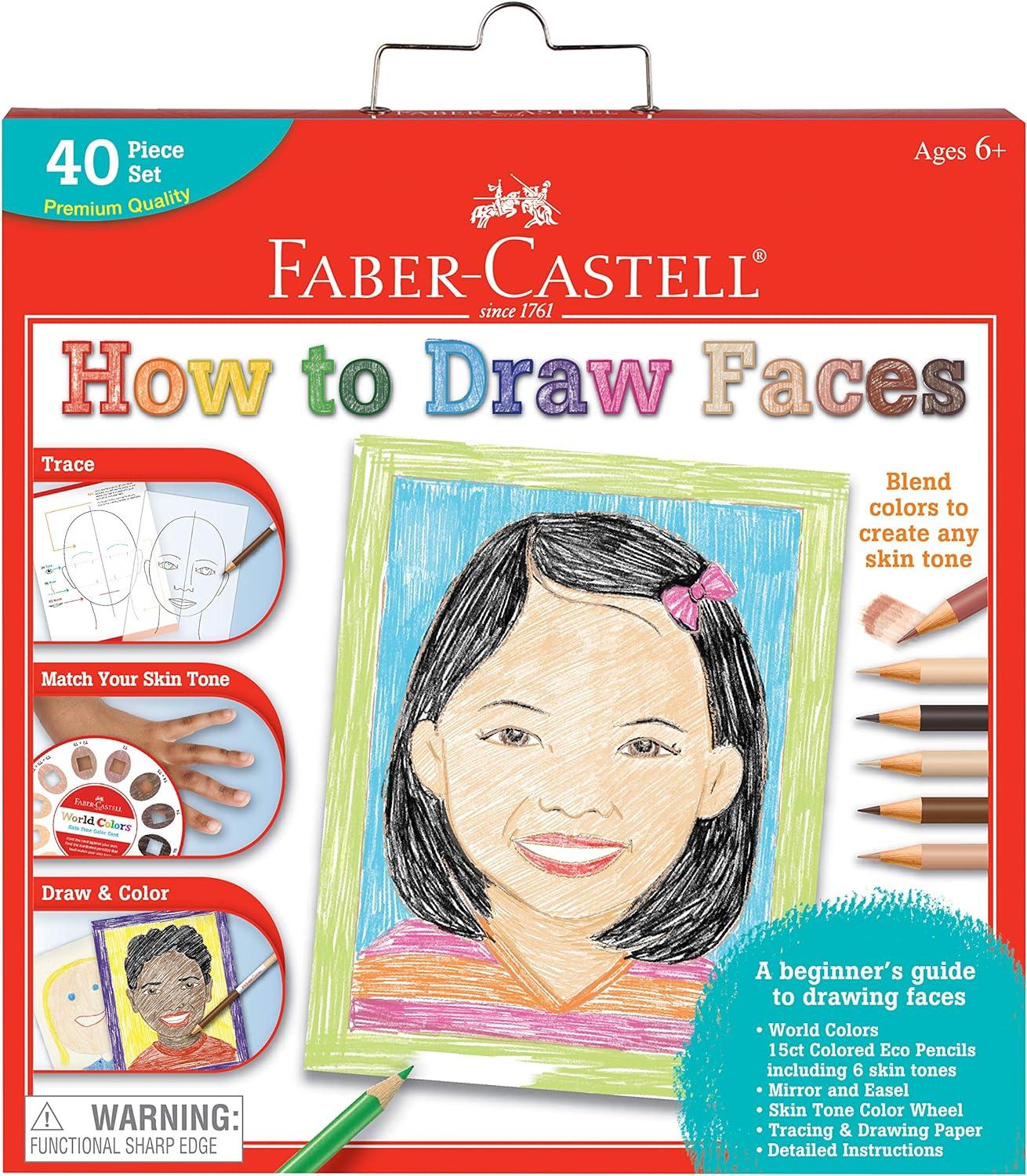 Faber-Castell Kit Compared: 40 Pencils Meet Draw Paper... Portraits!