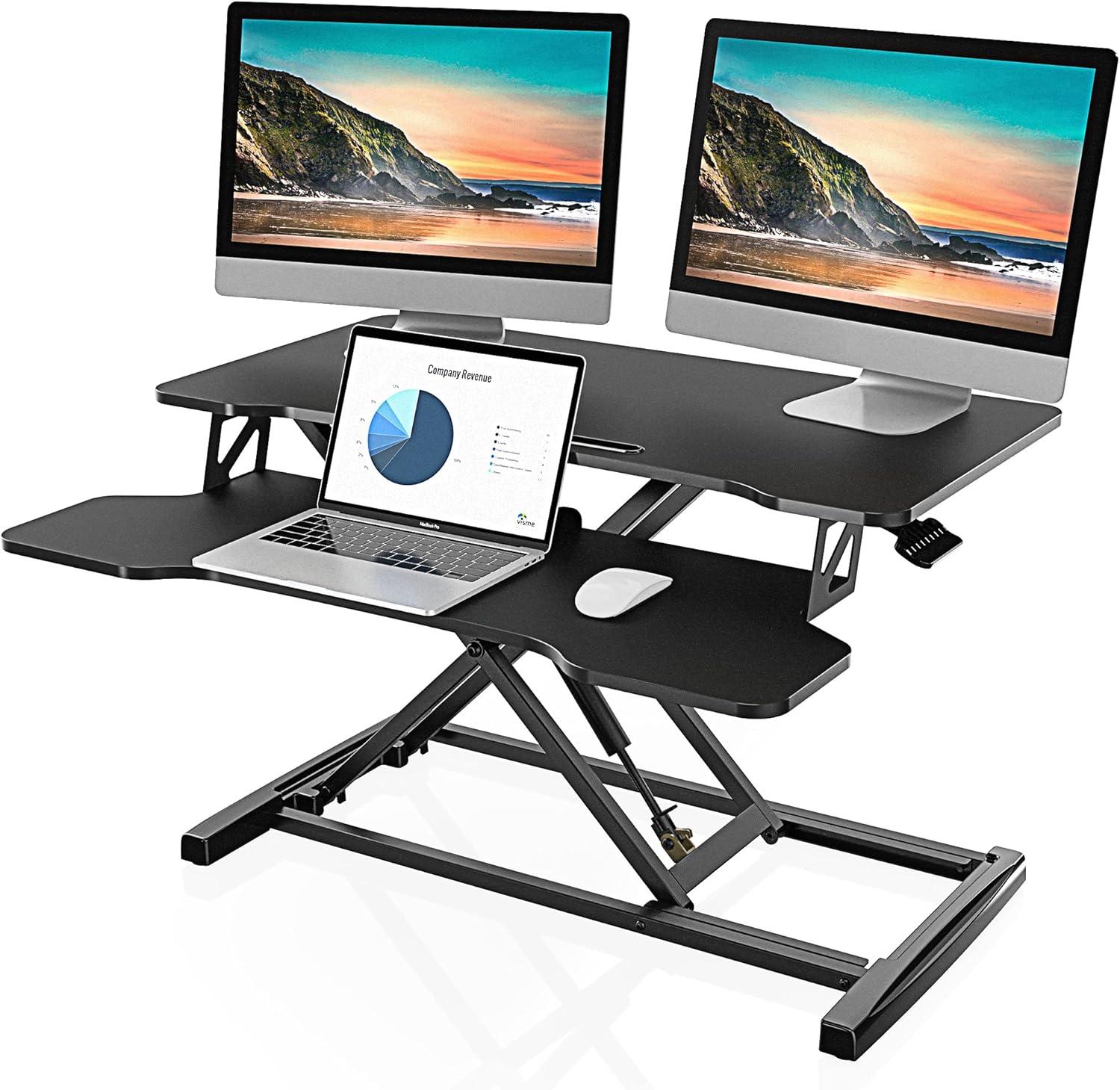 Cloud-Ready Standing Desk Versus Dual Monitor Stand: Tested Insight...Fits Any Home Office!