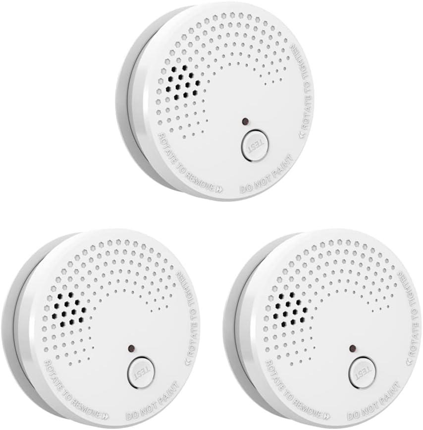 Easy-Test 3-Pk Smoke Alarms: Photoelectric (Tested) Safety Setup—Compared