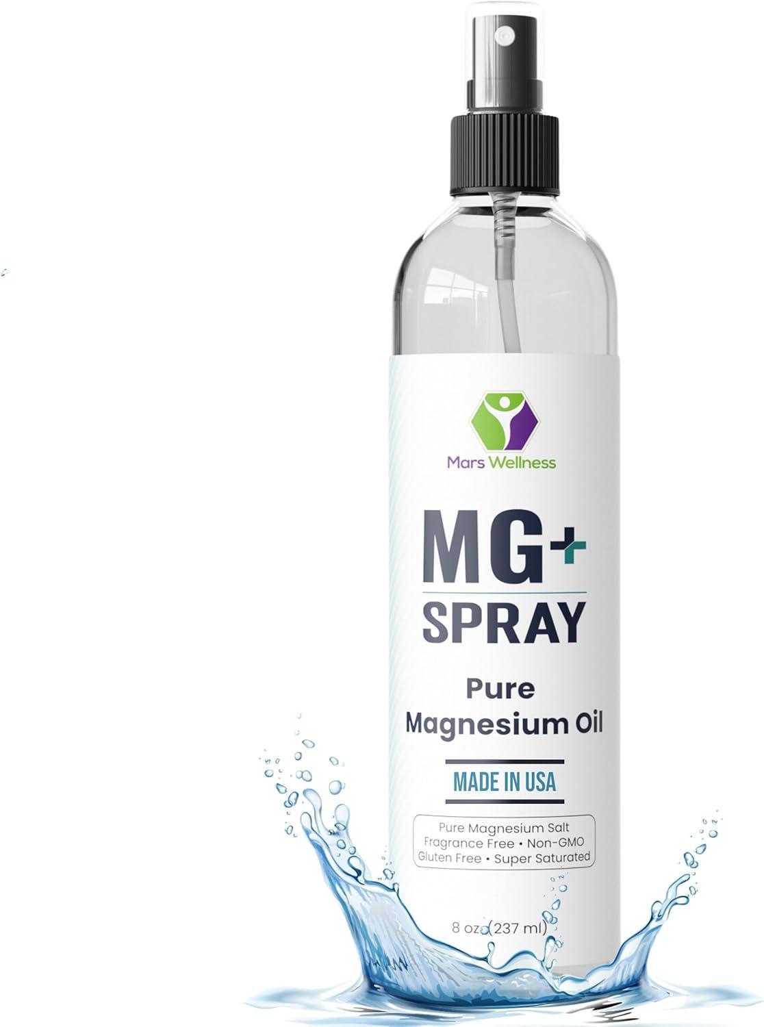 Mars MG+ vs. Sprays: US-Made, Topical Magnesium Relief...Really Works!
