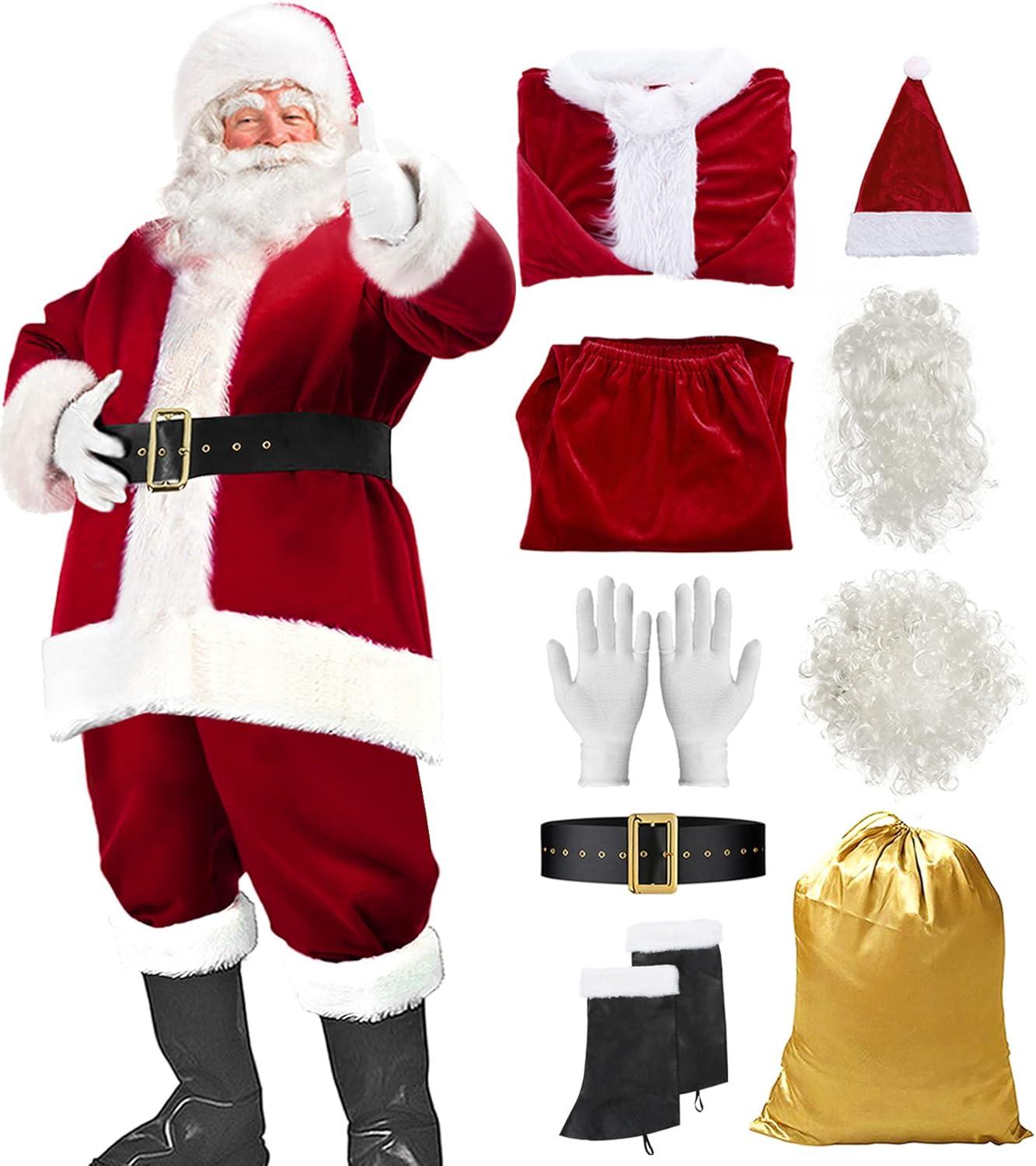 Santa Suit Showdown: Tested Outfits for merry holiday buys... Perfect 10pcs!