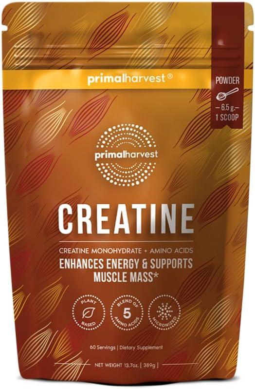 Primal Creatine Versus: Tested Strength, Bright Energy... Fit Comparison