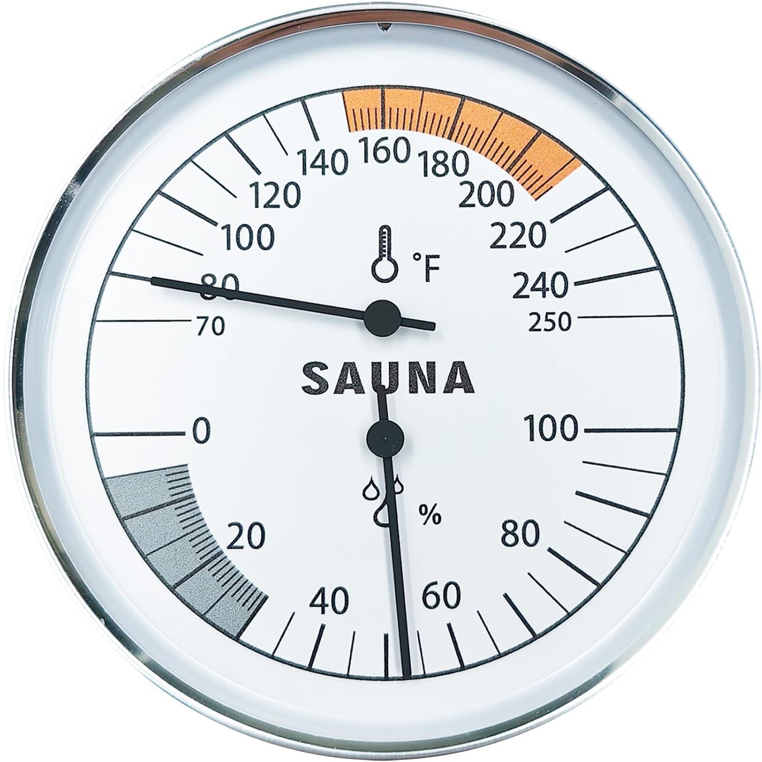Sauna Thermometer Combo: Tested Temp-Humidity Perfect Match