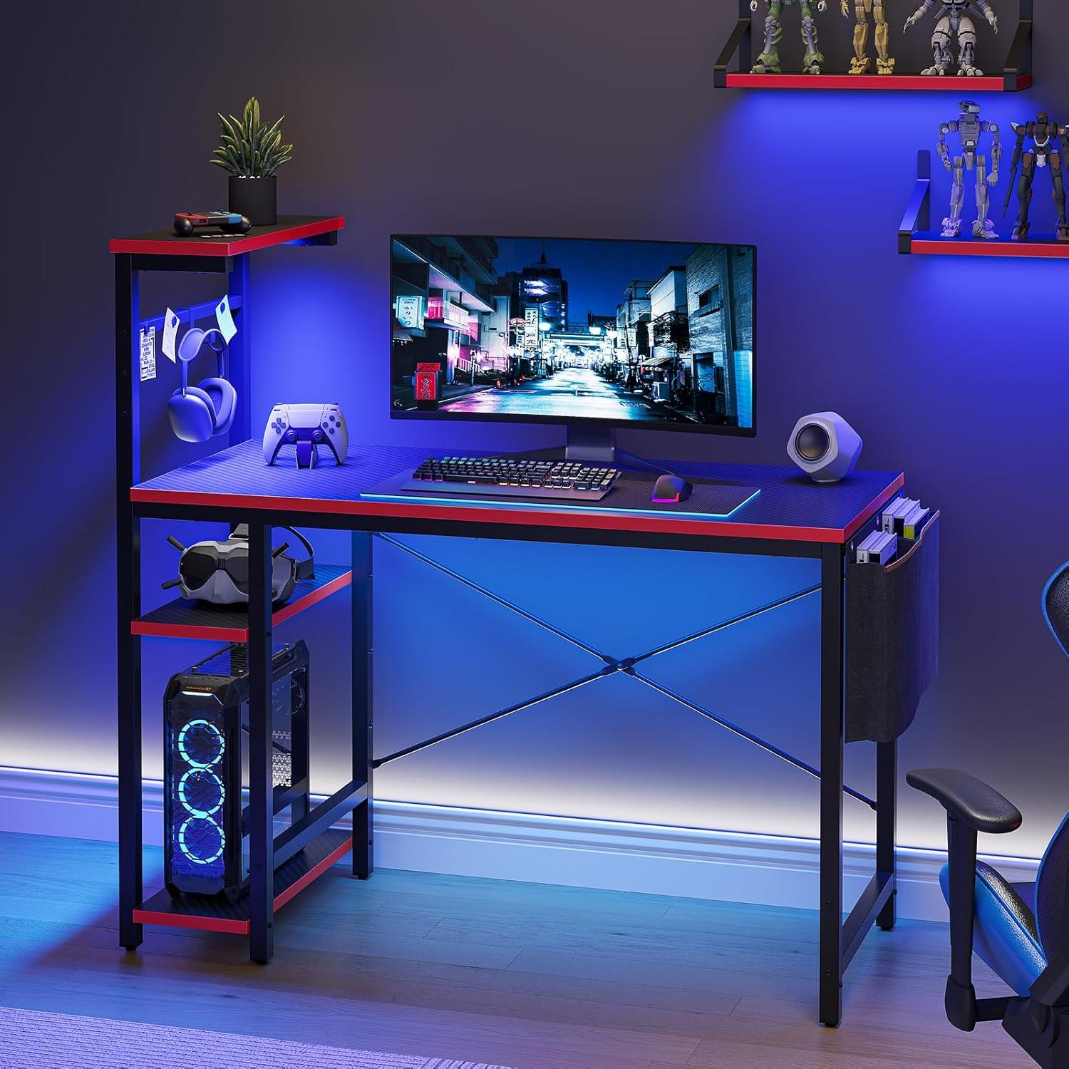 Bestier Desk Showdown: Compact, Reversible, Surprising Storage for Gamers...Find Out Why!