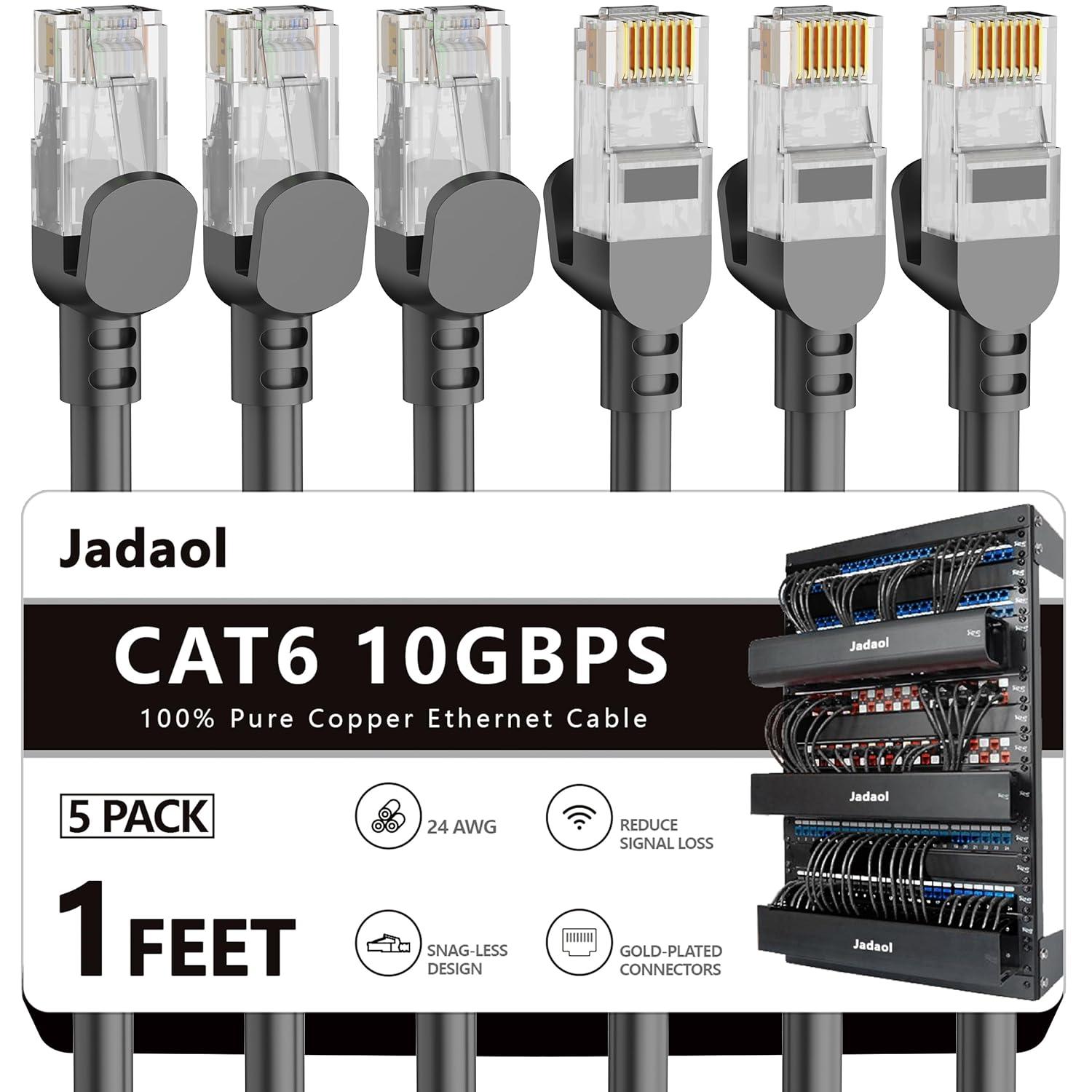 Surprising Insight: Jadaol Pure Copper Cables, 5 Pack Tested, 10Gbps Versus Trendy Picks