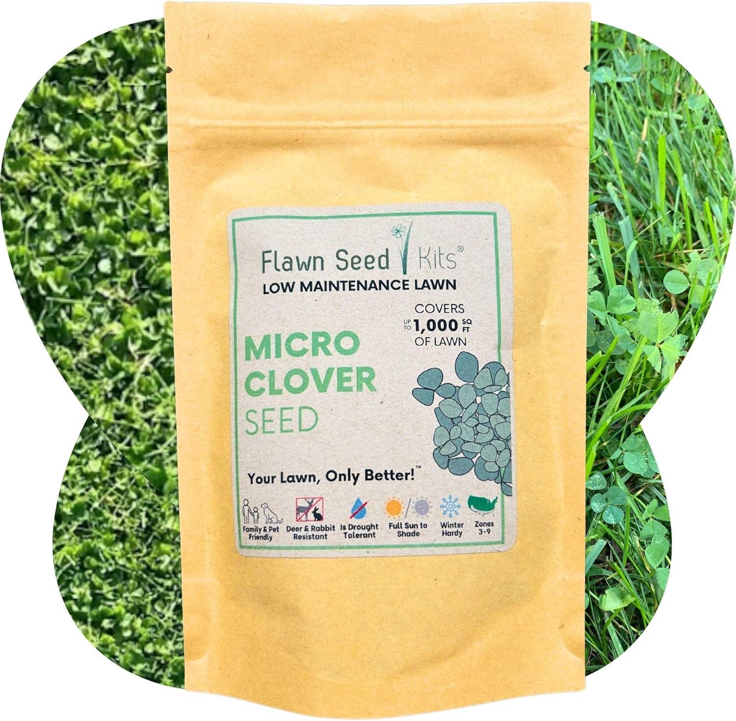 Coated Micro Clover Low-Grow Tested Lawn Alternative: Surprising Eco Insight