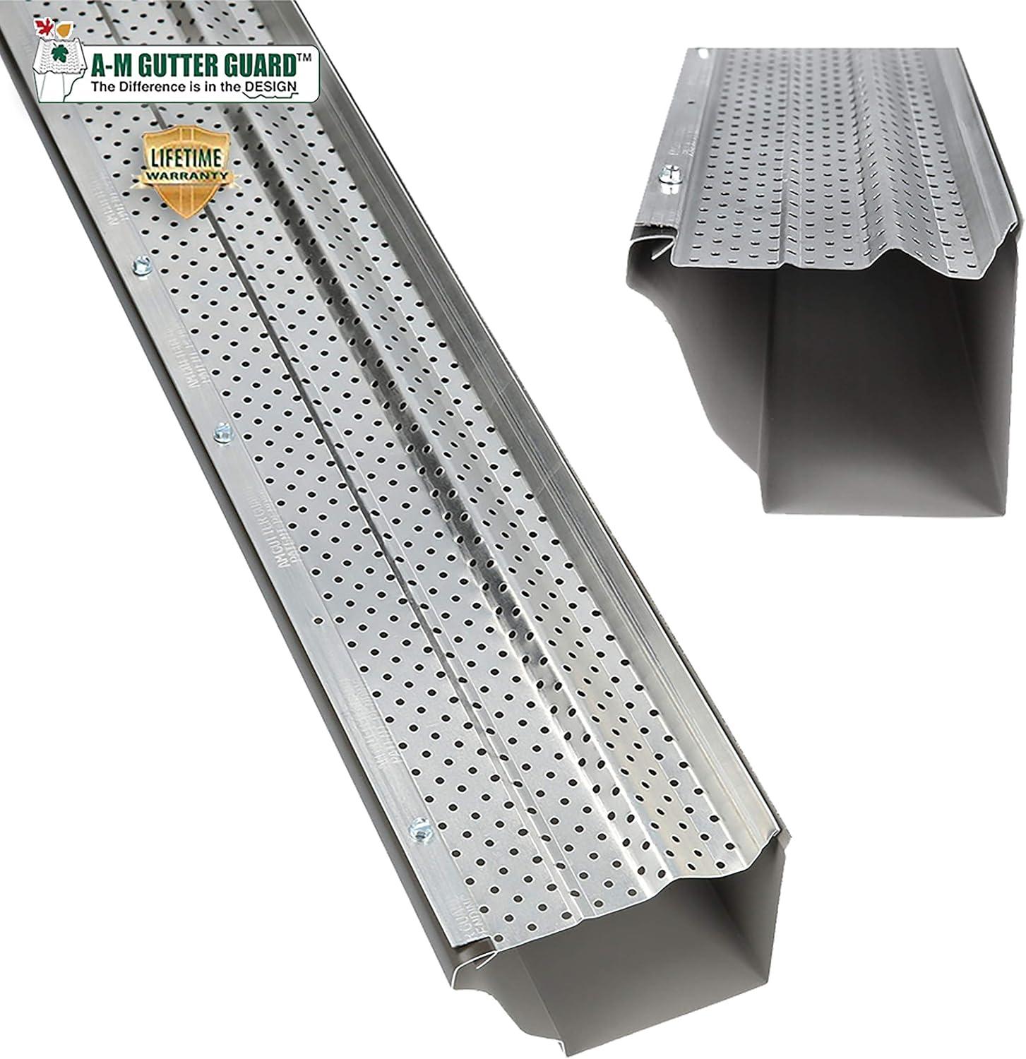 A-M Gutter Guard Showdown: Lifetime Aluminum Protects Versus Debris… Made in USA!