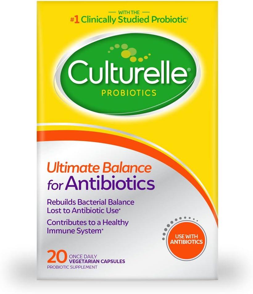 Ultimate vs. Antibiotics: Surprising Probiotic Insight...20 Caps, Tested Immunity Boost