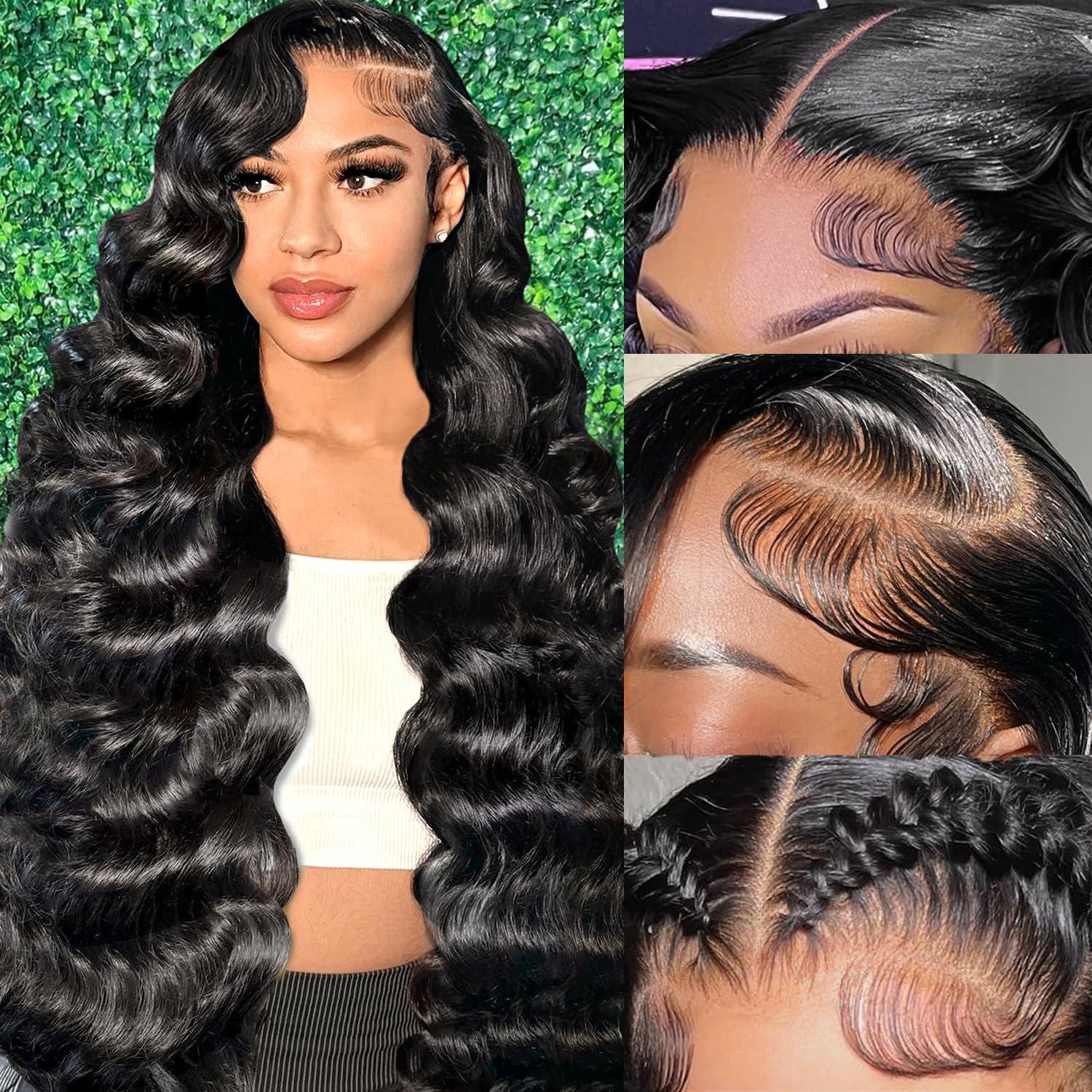 Sleek Wave Wig: 180% Density Human Hair, Tested, Stylish Women’s lace Front