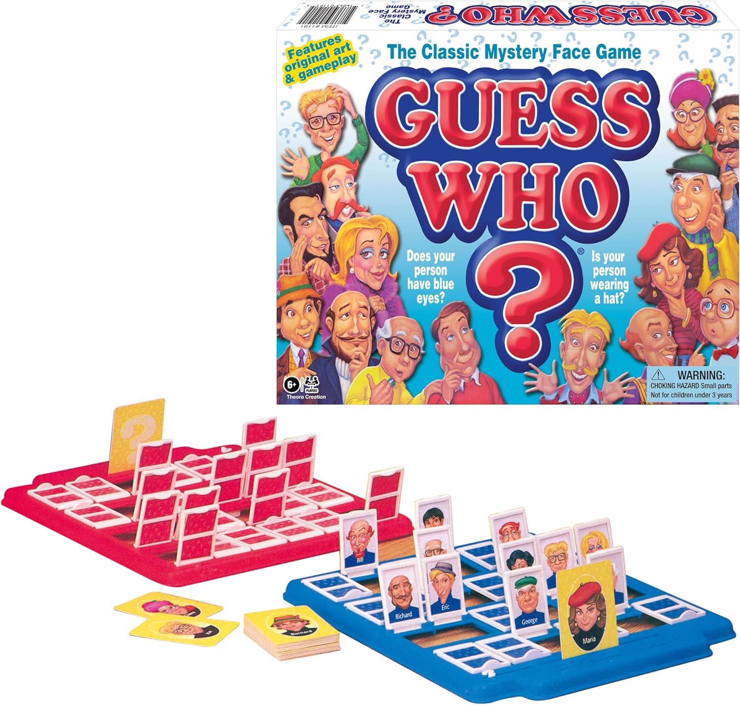 Guess Who? Versus Classic Mystery Game: Compared in Surprising Insight...Board Game Play vs. User-Loved Logic Game (1191)