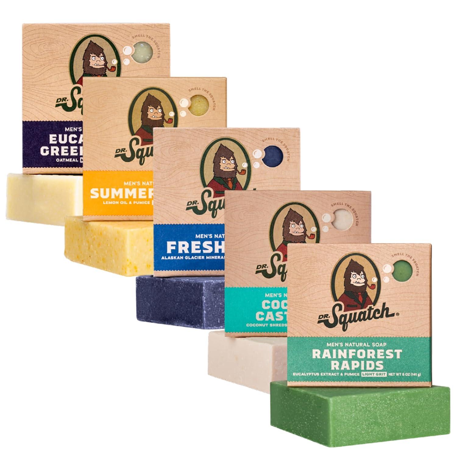 Dr. Squatch Soaps vs. Chemicals: Tested Variety Set's Rainforest Climb Reveal