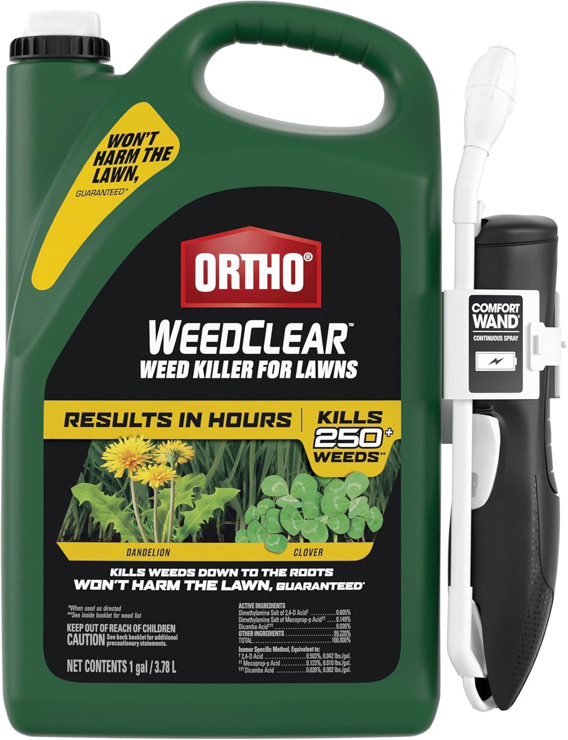 Comfort Wand Versus Ortho WeedClear: Surprising WeedKill Insights... Tested (1 gal)