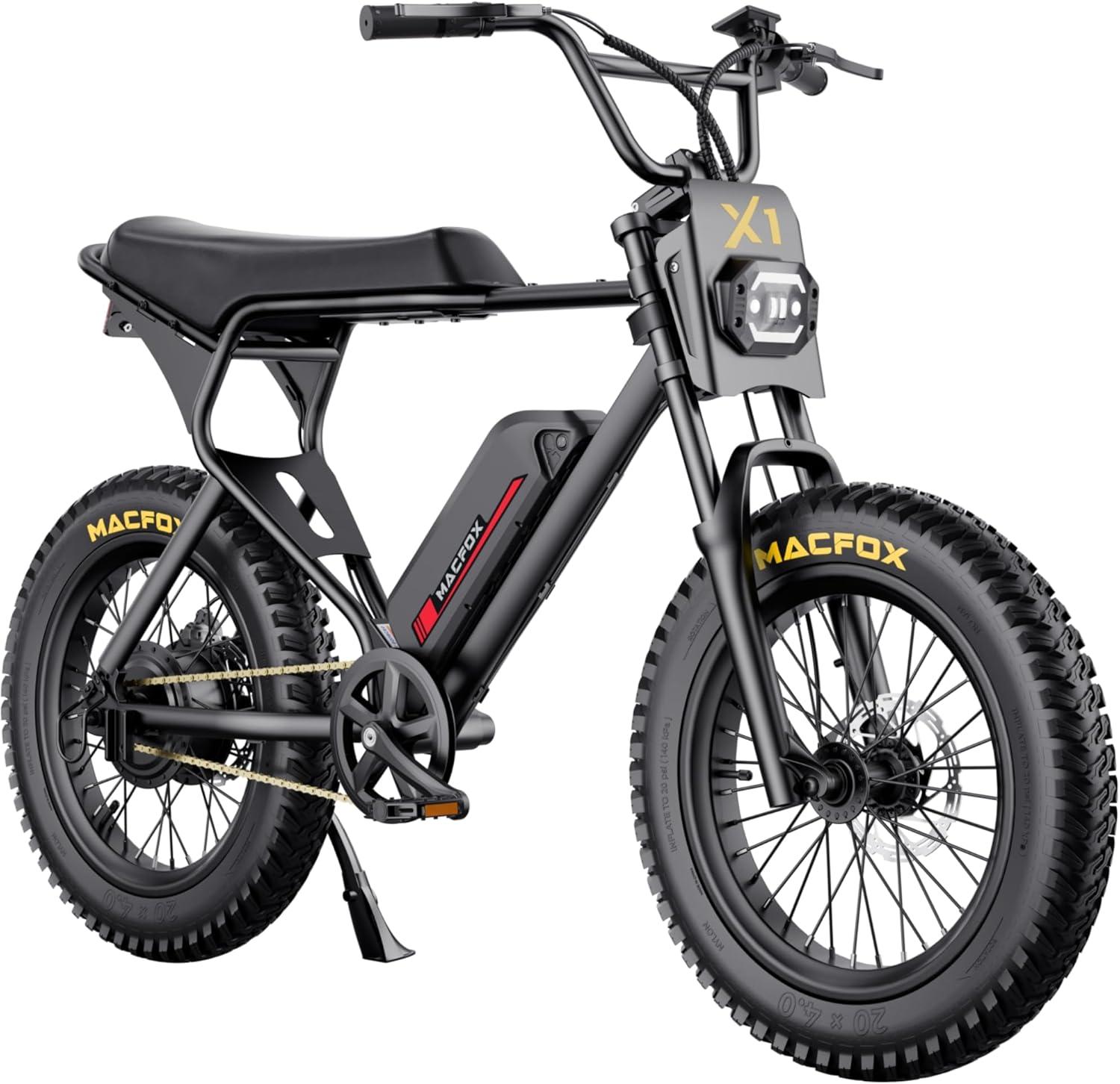 MacFox Ebike Showdown: 750W Power, 38-Mile Range,fat Tires Tested for Commuter Use Case