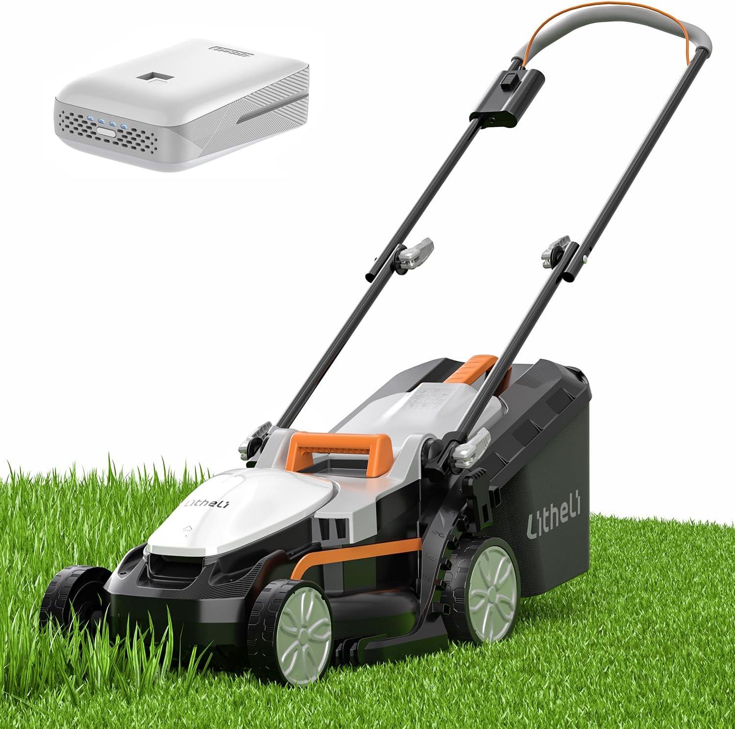 Litheli vs. U20: Tested Cordless Mowers vs. Yard Goodness... 5-Height Sips, Surprisingly Light!