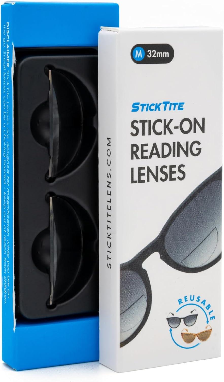 Stick-On Bifocal Lenses: Tested Versus Trendy Sunglasses… Magnified & Easy!