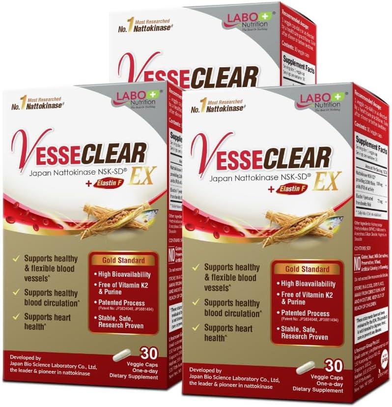 VesseCLEAR EX Showdown: Tested Nattokinase vs. Elastic FLEX… Healthy Vessel pick?