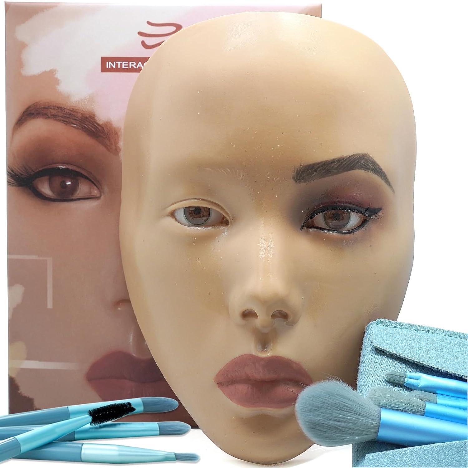 Eye Practice Board Showdown: Tested Eye Makeup Benefits...Realistic Fake Face!